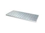 Kleingebindewanne Bauer KGW 4/M, Volumen 28 l, bis 150 kg, mit Lochblechrost, B 1390 x T 600 x H 60 mm, Stahl verzinkt