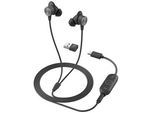 Logitech Zone Wired Earbuds USB-Headset schwarz, grau