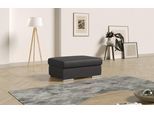 Polsterhocker SIT & MORE "Broadway", braun (mokka), B:99cm H:42cm T:65cm, Luxus-Microfaser aus 100% Polyester, Hocker, Polsterhocker