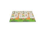 Moni Spielmatte XXL Jungle faltbar, 200 x 180 cm, Thermomatte, wasserdicht bunt