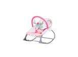 Chipolino Babywippe Melody 2 in 1 Gurt Musik Vibration Spieluhr Schaukelfunktion pink