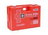 LEINA-WERKE Erste-Hilfe-Koffer Pro Safe plus Hygiene & Desinfektion DIN 13169 + Erweiterung orange