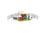 Schleich® Farm World 42529 Kuh Waschstation Spielfiguren-Set