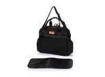 Chipolino Wickeltasche Handtasche universal, Wickelunterlage Reißverschluss schwarz