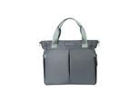 Kikkaboo Wickeltasche Brielle, Clips zur Befestigung, wasserfest, Schultergurt grau