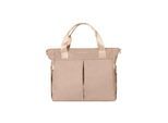 Kikkaboo Wickeltasche Brielle, Clips zur Befestigung, wasserfest, Schultergurt beige