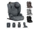 Kikkaboo Kindersitz i-Stand i-Size (100 - 150 cm) Gruppe 2/3 verstellbar Isofix dunkelgrau