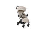 Kikkaboo Kinderwagen, Buggy Eden bis 22 kg Federung Regenschutz zusammenklappbar beige