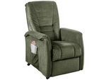 Livetastic Fernsehsessel , Dunkelgrün , Textil , 77x107x88 cm , Stoffauswahl, Relaxfunktion, Netzbetrieb , Wohnzimmer, Sessel, Fernsehsessel