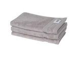 Schöner Wohnen Gästetuch , Grau , Textil , 3-teilig , Uni , 30x50 cm , Oeko-Tex® Standard 100 , saugfähig, Aufhängeschlaufe, angenehm weich, hochwertige Qualität, schnelltrocknend , Heimtextilien, Badtextilien, Gästehandtücher