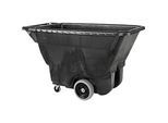 Kippmulde Rubbermaid Tilt Trucks, leichtere Lasten, B 1457 x T 682 x H 860 mm, Strukturschaum, schwarz