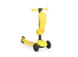 Moni Kinderroller 2 in 1 Lamborghini Laufrad, Lenkerhöhe verstellbar, klappbar gelb