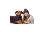 Hunter - Dogcoat Odense 25 + hat beige/blue