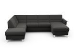 sit&more Wohnlandschaft »Palmera U-Form«, Federkern, wahlweise mit Bettfunktion und mit/ohne Stauraum