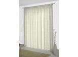 Vorhang WIRTH "Gospic" Gr. 2, grau, B:132cm H:175cm, Jacquard, Baumwolle, Polyester, Gardinen