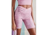 LASCANA ACTIVE Funktionshose, Sporthose mit Allover-Print und kleiner Reissverschlusstasche