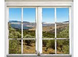 queence Wandsticker »Landschaft«, Wandsticker, Wandbild, selbstklebend, 3D, Fenster
