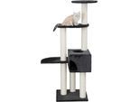 Trixie Cat Tree Scratching Post Alicante Black 142cm