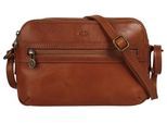 Umhängetasche PIKÉ, Mädchen, Gr. B/H/T: 25cm x 16cm x 6cm onesize, braun, Leder, beschichtet, Taschen Umhängetasche, echt Leder, Made in Italy