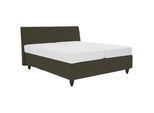 RUF Betten Boxspringbett , Braun , Textil , H3 , Höhe ca. 26 cm , 160x200 cm , Oeko-Tex® Standard 100, Blauer Engel, Goldenes M, Made in Germany , Topperauswahl, gepolstertes Kopfteil, Stoffauswahl, in verschiedenen Größen erhältlich, Matratze in verschiedenen Härtegraden erhältlich, Matratzenauswahl , Schlafzimmer, Betten, Boxspringbetten