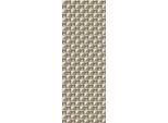 queence Vinyltapete »Golden Tiles«, bedruckt-clean-unifarben-minimalistisch-Abriebeffekte-Steinoptik, 90x250cm,...