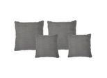 Livetastic Zierkissenset , Grau , Textil , 4-teilig , Füllung: Silikon, Schaumstoffflocken,Silikon, Schaumstoffflocken , 42x53 cm , Made in Eu , Heimtextilien, Wohntextilien, Kissen, Zierkissen