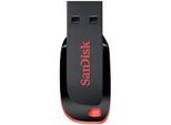 SanDisk USB 2.0 USB-Stick Cruzer Blade 128 GB Schwarz, Rot