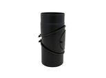 Bertrams ST-Pu Segmentbogen 08SBV-RV-250L Ø 250 mm, 3-tlg, frei verstellbar 0-90°, pulverbeschichtet, schwarz