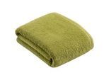 Vossen Badetuch , Grün , Textil , Uni , 100x150 cm , Made in Austria, Oeko-Tex® Standard 100, Oeko-Tex® Made IN Green, V-Label Vegan , saugfähig, Aufhängeschlaufe, angenehm weich, hochwertige Qualität, Bordüre, schadstoffgeprüft, vegan , Heimtextilien, Badtextilien, Badetücher