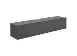 Hom`in Lowboard , Anthrazit , Holzwerkstoff , 180x36.7x42 cm , hängend , Wohnzimmer, TV Möbel, Lowboards
