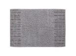Grund Badematte , Grau , Textil , Karo , rechteckig , 60x90 cm , Oeko-Tex® Standard 100 , Heimtextilien, Badtextilien, Badematten