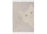 Obsession Kinderteppich , Grau, Multicolor , Textil , Katze , rechteckig , 160x230 cm , für Fußbodenheizung geeignet , Teppiche und Böden, Teppiche, Kinderteppiche