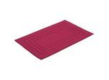 Vossen Badteppich , Rot , Textil , Uni , rechteckig , 67x120 cm , ISO 9001, Fkt, Made in Austria, Oeko-Tex® Standard 100 , für Fußbodenheizung geeignet , Heimtextilien, Badtextilien, Badematten