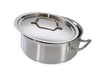 Berndorf Bratentopf , Silberfarben , Metall , 4,3 l , 9.5 cm , backofengeeignet , Kochgeschirr, Töpfe, Diverse Spezialtöpfe