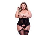 Peekaboo Bustier & G-String Set