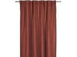 Svanefors Fertigvorhang , Kupferfarben , Textil , Uni , 145x280 cm , Oeko-Tex® Standard 100 , Heimtextilien, Vorhänge, Fertigvorhänge