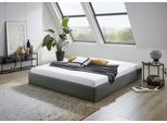 Polsterbett "Osaka", grau (anthrazit), B:205cm L:205cm, Bezug:Kunstleder, 100% Polyurethan, Polsterung: Polsterwatte 100% Polyester, Gestell: Holzwerkstoff, WESTFALIA SCHLAFKOMFORT, Betten, Polsterbett, auch ohne Matratze erhältlich oder in H2,H3 und H4 erhältich