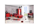 Kinderzimmer komplett Set Autobett Rio 5 teilig Rot