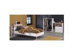 Parisot Kinderzimmer-Set 5-teilig "Aalborg 5" Weiß / Japanische Eiche