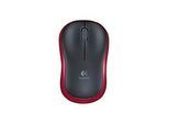 Logitech M185 - Maus - 2.4 GHz - Rot