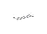 Brillantbad BETRO CHROM Handtuchablage Messing Chrom 665x65x225 mm für Bad & Küche >> zum Bohren