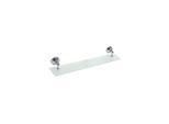 Brillantbad BETRO CHROM Glasablage Messing Glas Chrom 600x87x120 mm für Bad & Küche >> zum Bohren