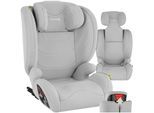 tectake® Autositz, i-Size Zulassung, ISOFIX-Installation, mit Seitenaufprallschutz, extra dicke Polsterung, von 100 bis 150 cm, Belastbarkeit 36 kg