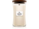 Woodwick White Tea & Jasmine geurkaars met een houten lont 609.5 g