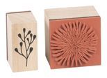 Kreativset »Motivstempel-Set Blumen 10 St«