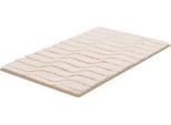 Grund Badematte »Vogue«, rutschhemmend beschichtet, fussbodenheizungsgeeignet, dichter Flor, Hoch-Tief-Effekt, Wellen-Design