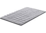 Grund Badematte »Vogue«, rutschhemmend beschichtet, fussbodenheizungsgeeignet, dichter Flor, Hoch-Tief-Effekt, Wellen-Design