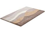 Grund Badematte »Hills«, rutschhemmend beschichtet, fussbodenheizungsgeeignet, Badematte im Wellen-Design, mehrfarbiges Muster