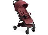 Chicco Buggy , Bordeaux, Dunkelrot , Textil , 53x103x80 cm , Einhand-Faltmechanismus , Baby on Tour, Kinderwagen, Buggys