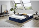 Polsterbett "Osaka", blau (königsblau), B:145cm L:205cm, Bezug: Glanzvelours 100% Polyester, Polsterung: Polsterwatte 100% Polyester, Gestell: Holzwerkstoff, WESTFALIA SCHLAFKOMFORT, Betten, Polsterbett, auch ohne Matratze erhältlich oder in H2,H3 und H4 erhältich